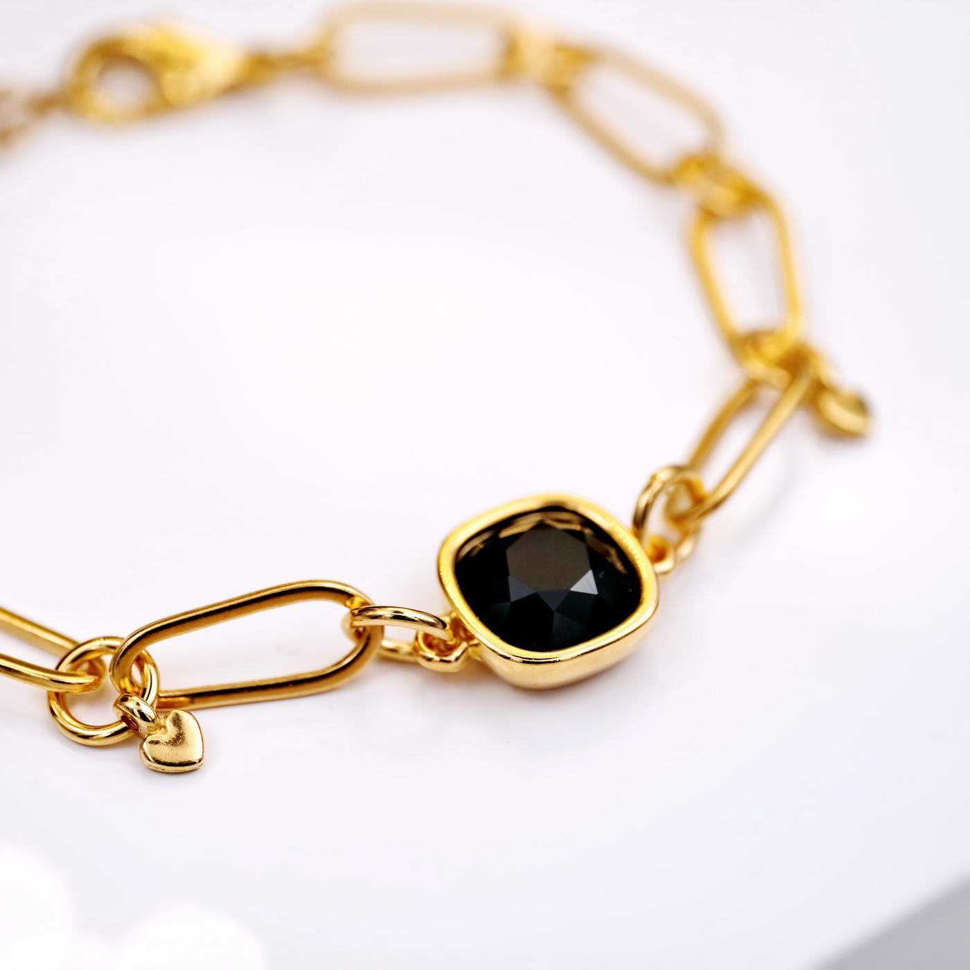 Chain bracelet with Austrian crystal — Bracelets from Toolittle — additional view 4