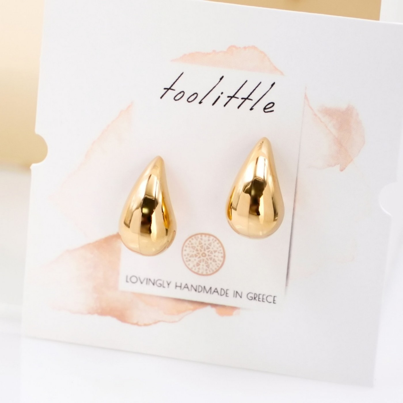 Steel Earrings – Timeless Elegance — Earrings from Toolittle — additional view 2