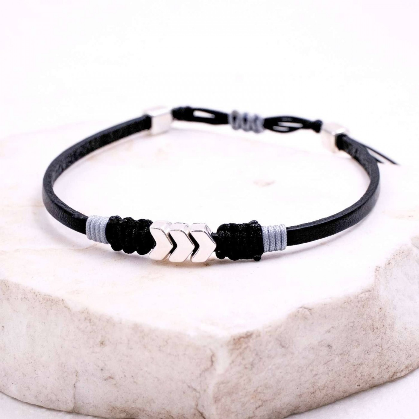 Leather Men's Bracelet — Bracelets from Toolittle — additional view 2