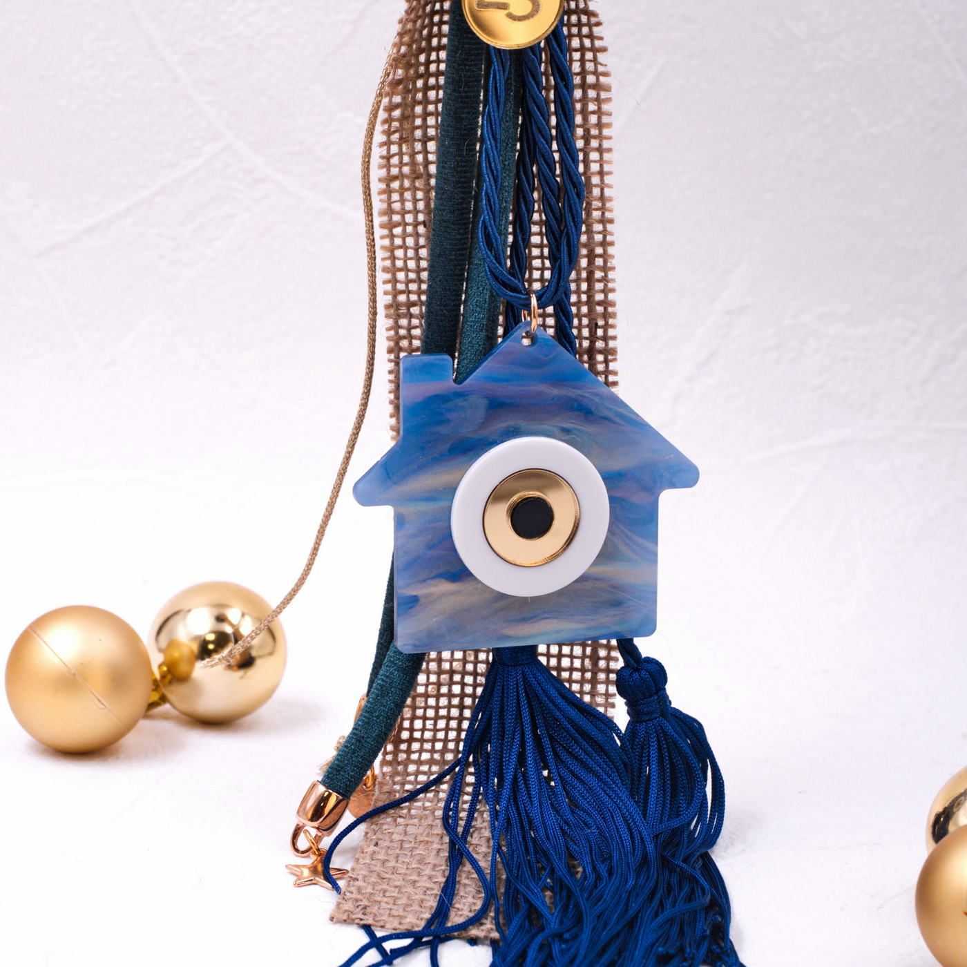 2026 House with Evil Eye Hanging Lucky Charm — Pendants & charms from Toolittle — additional view 5