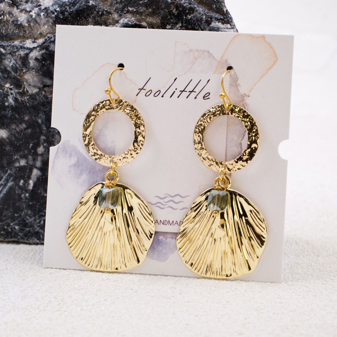 Gold-plated Earrings — Earrings from Toolittle — additional view 2