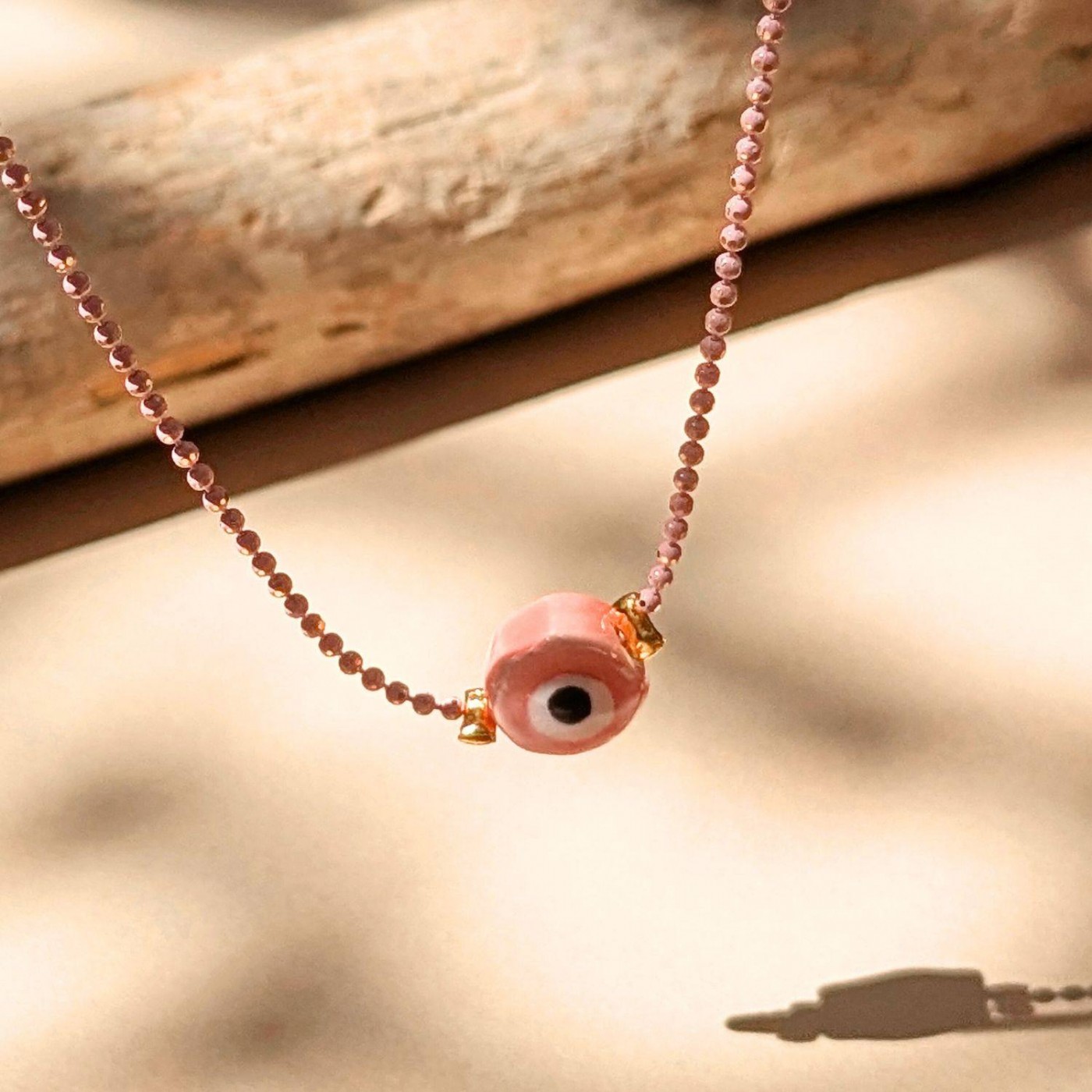 Chain Necklace with Evil Eye — Necklaces from Toolittle — additional view 5