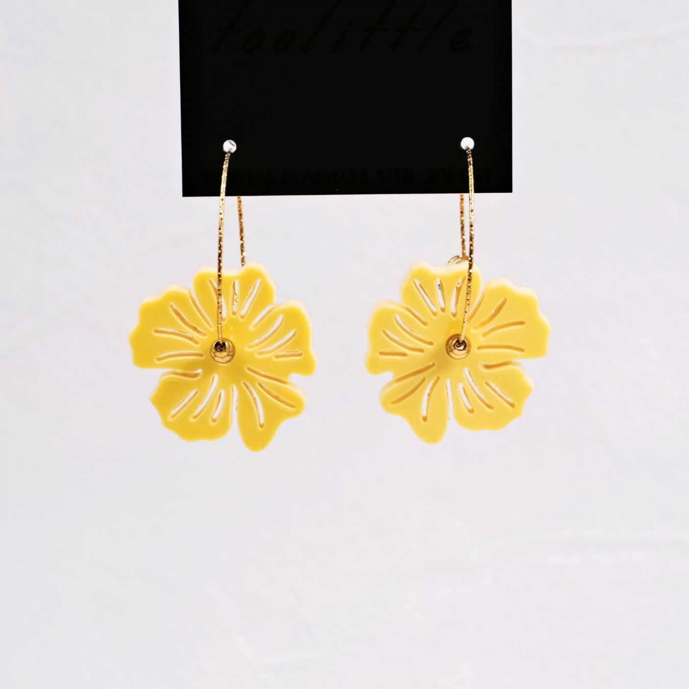 Nature Collection Earrings | Butter Yellow — Earrings from Toolittle — additional view 4