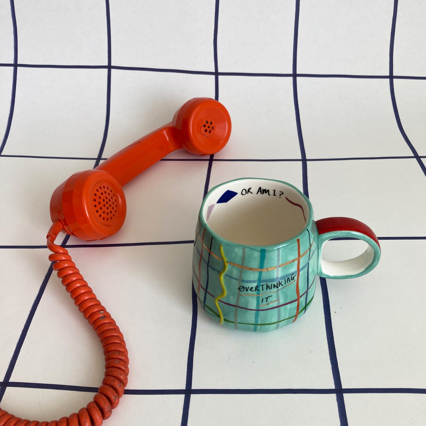 Small Talk "Overthinking It" Cup — Ceramics & pottery from Toolittle — additional view 2