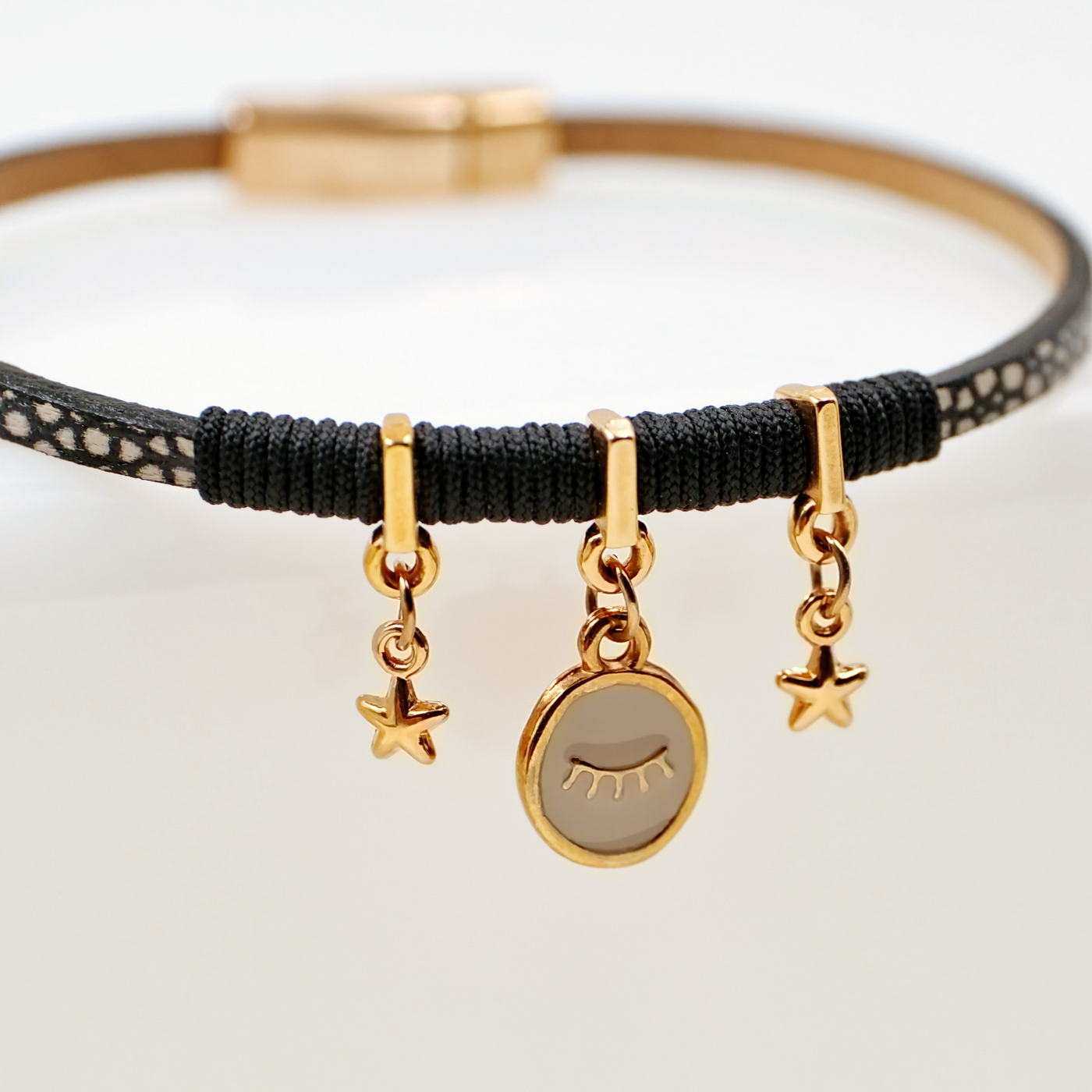 Leather Bracelet Toolittle Stars — Bracelets from Toolittle — additional view 2