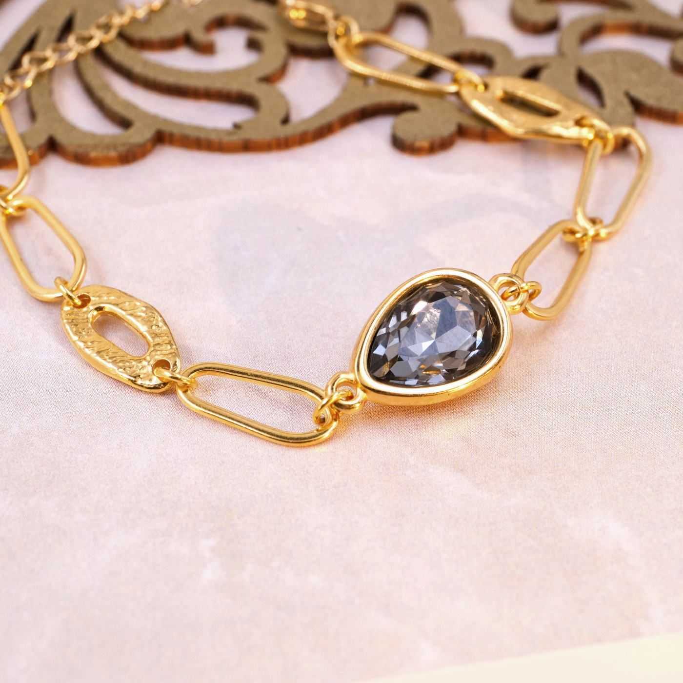 Crystal Chain Bracelet — Bracelets from Toolittle — additional view 2