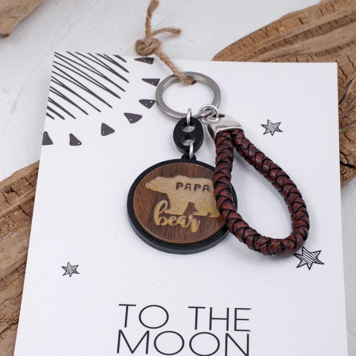 Papa Bear Men's Keychain — Pendants & charms from Toolittle — additional view 2