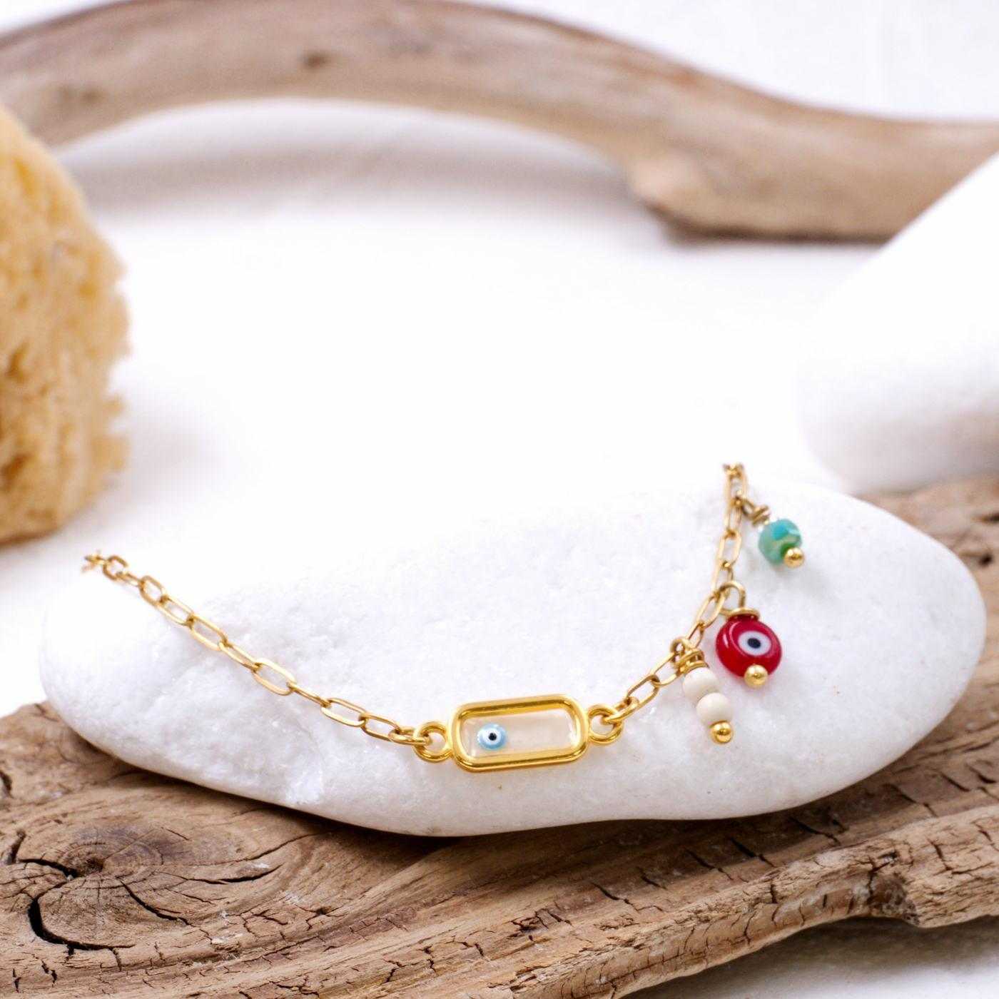 Evil Eye Ankle Bracelet — Anklets from Toolittle — additional view 2