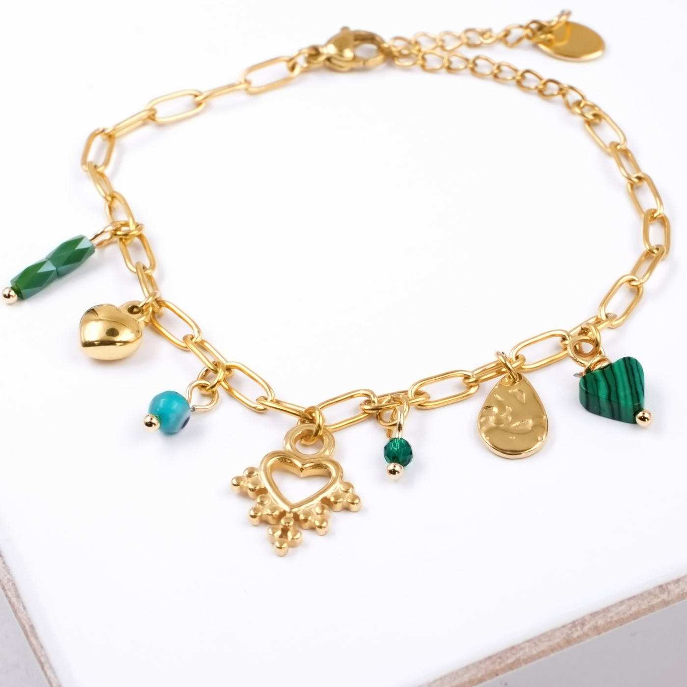 Heart Chain Bracelet — Bracelets from Toolittle — additional view 3