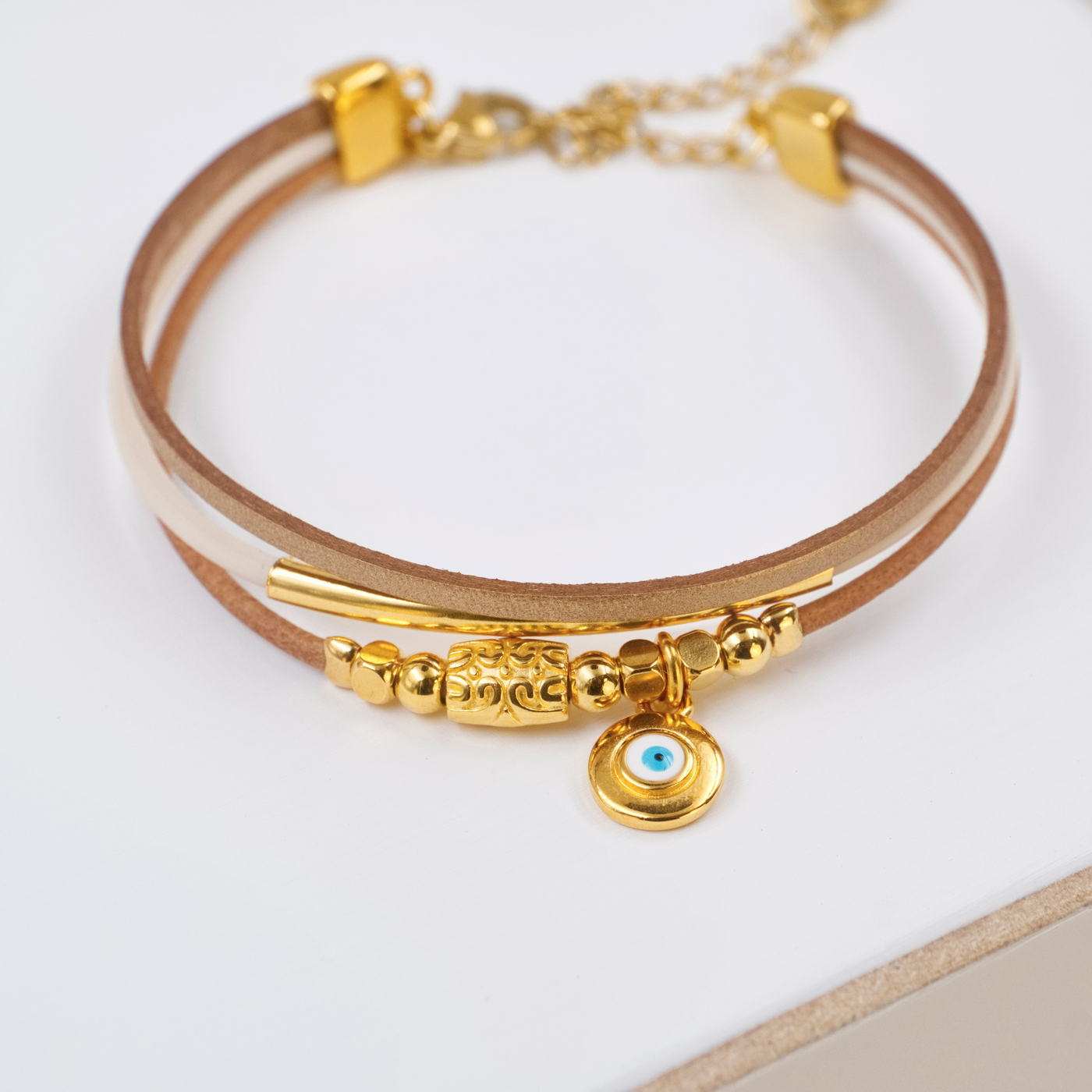 Leather & Cord Women's Bracelet — Bracelets from Toolittle — additional view 2