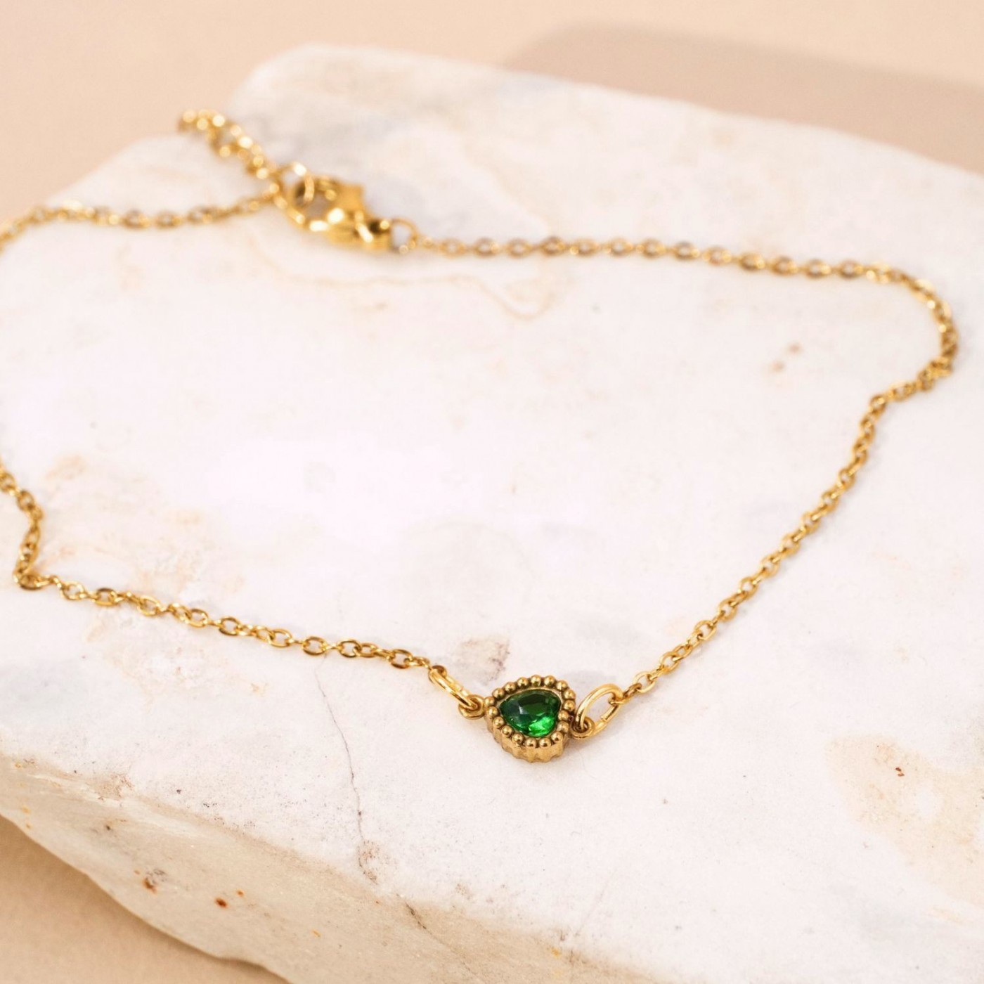 Inox Heart Chain Anklet — Anklets from Toolittle — additional view 2