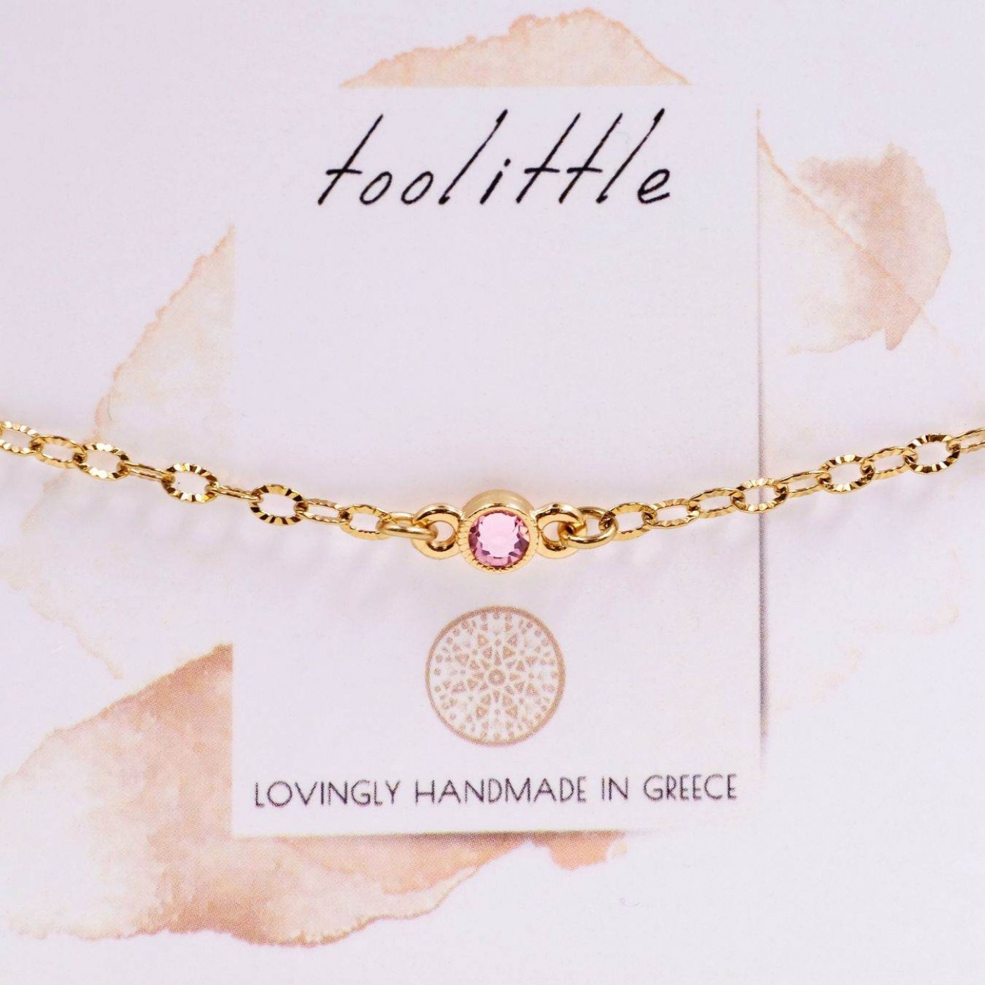 Chain Bracelet with Crystal — Bracelets from Toolittle — additional view 2