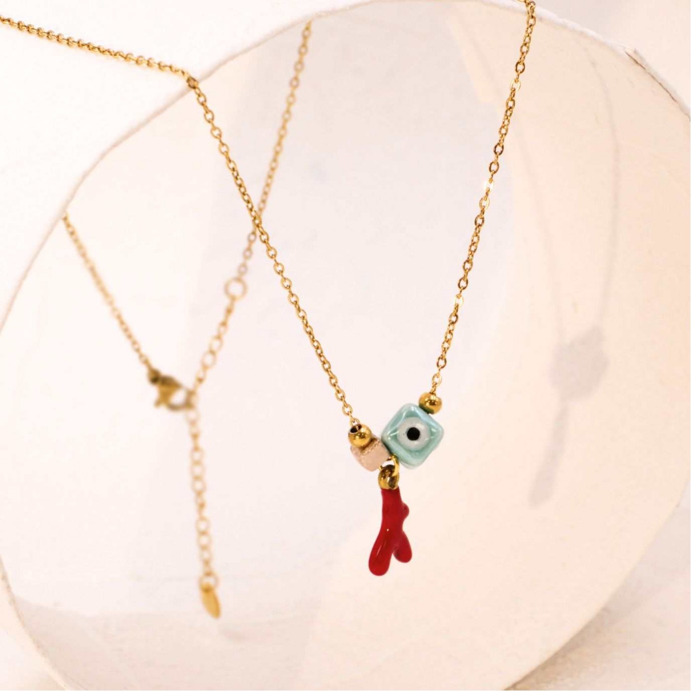 Inox Coral Chain Necklace — Necklaces from Toolittle — additional view 4