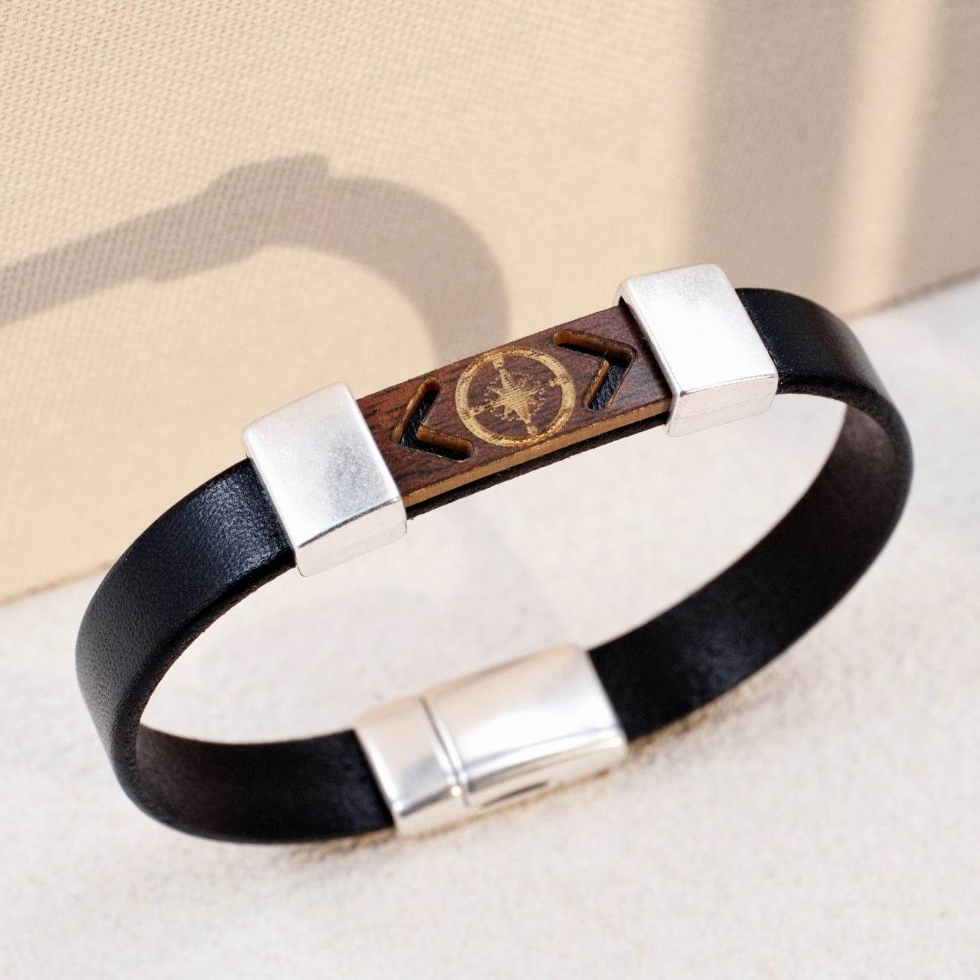 Leather Men's Bracelet — Bracelets from Toolittle — additional view 2