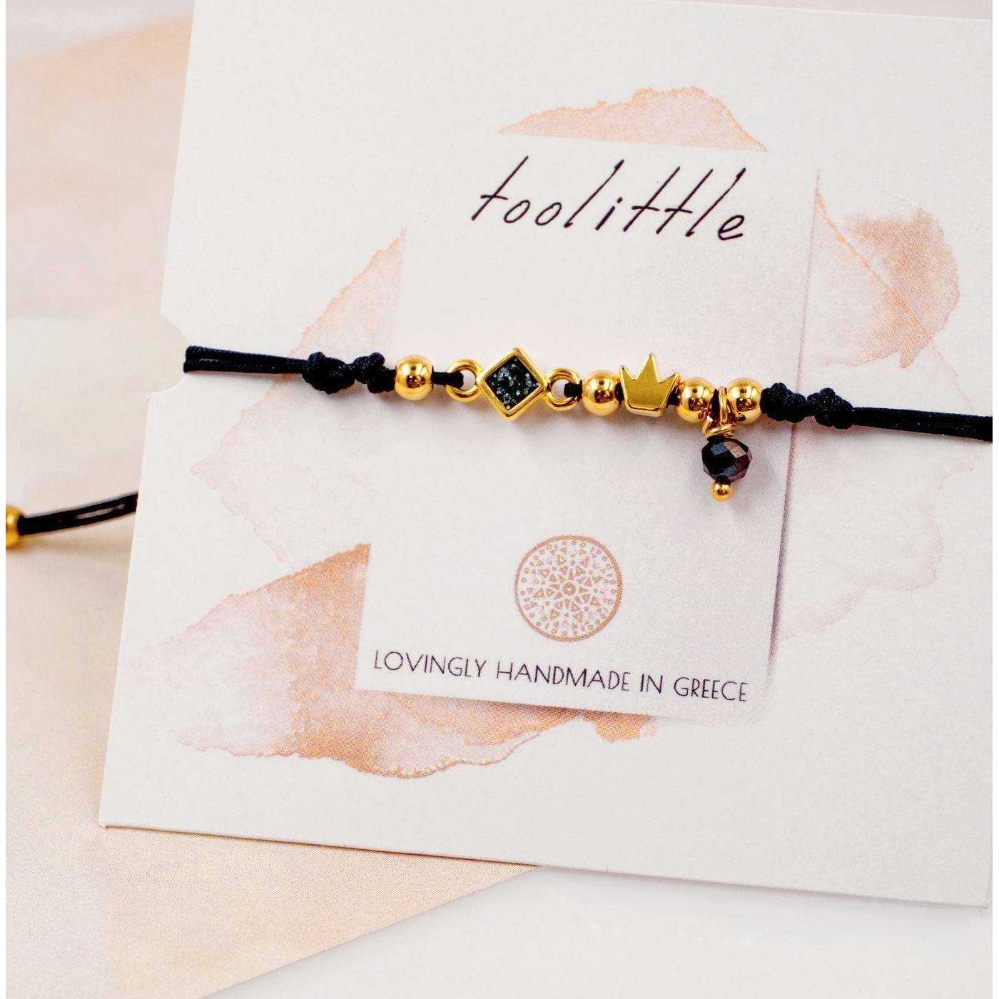 Black Cord Makrame Bracelet — Bracelets from Toolittle — additional view 3