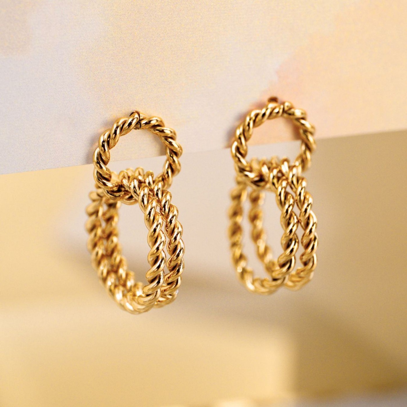 Gold-Plated Earrings – Timeless Elegance — Earrings from Toolittle — additional view 3