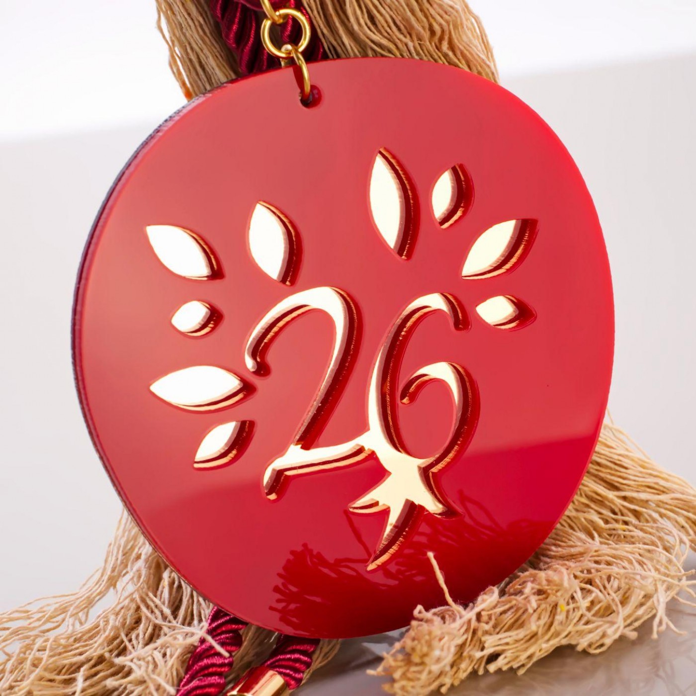 Handmade 2026 Lucky Charm with Abstract Tree of Life — Pendants & charms from Toolittle — additional view 3