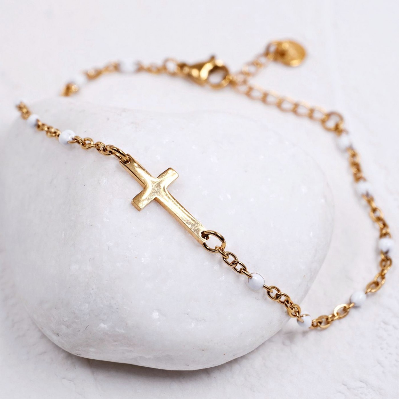 Stainless Steel Jewelry: Chain Bracelet with Cross — Bracelets from Toolittle — additional view 3