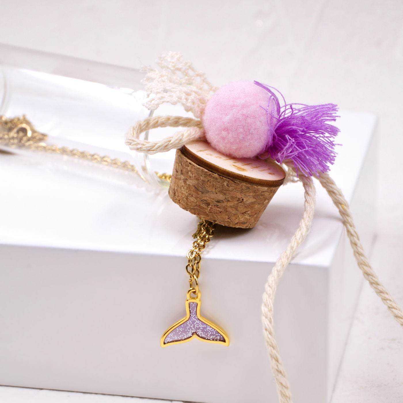 Enamelled necklace in a bottle — Necklaces from Toolittle — additional view 3