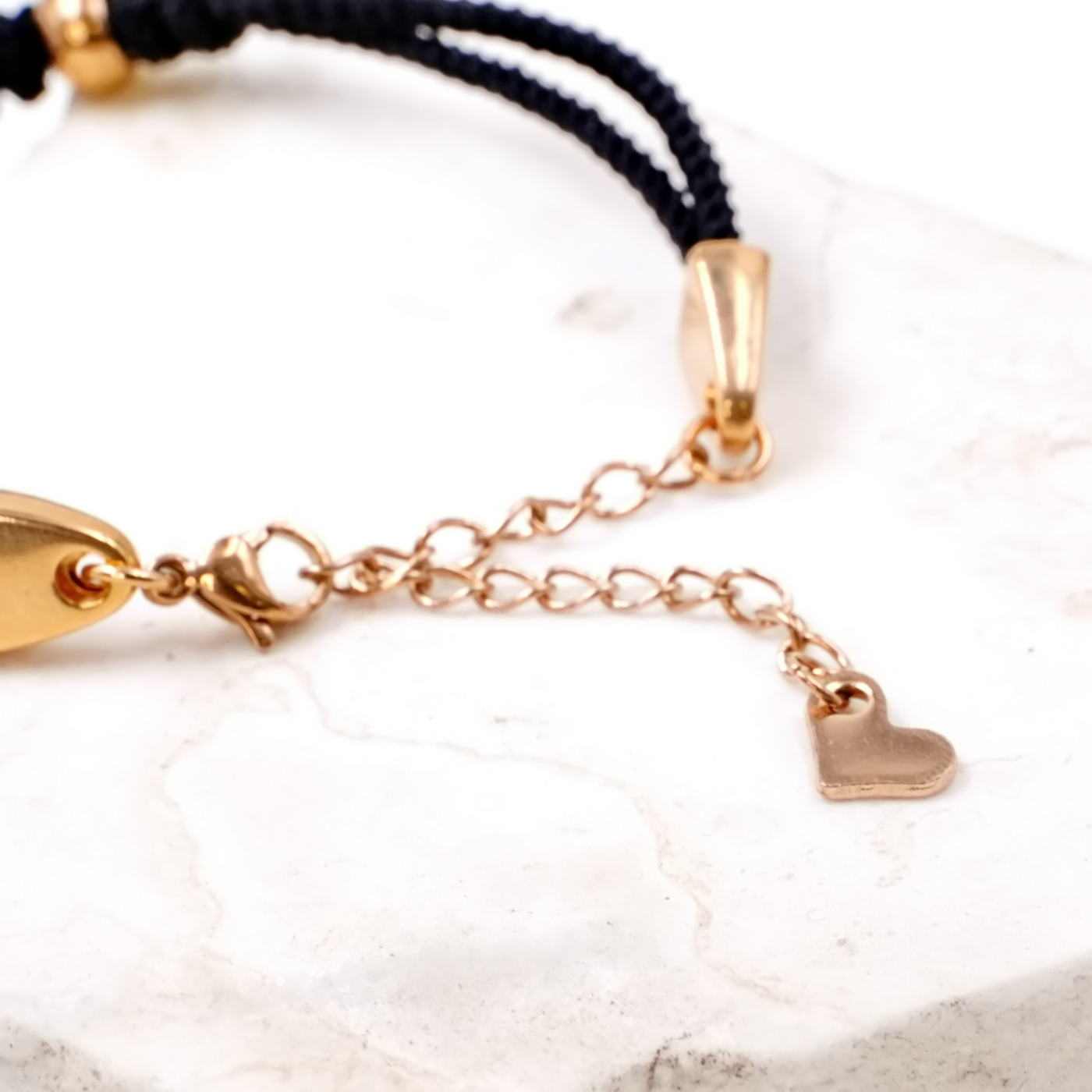 Cord Bracelet with Crystal — Bracelets from Toolittle — additional view 2