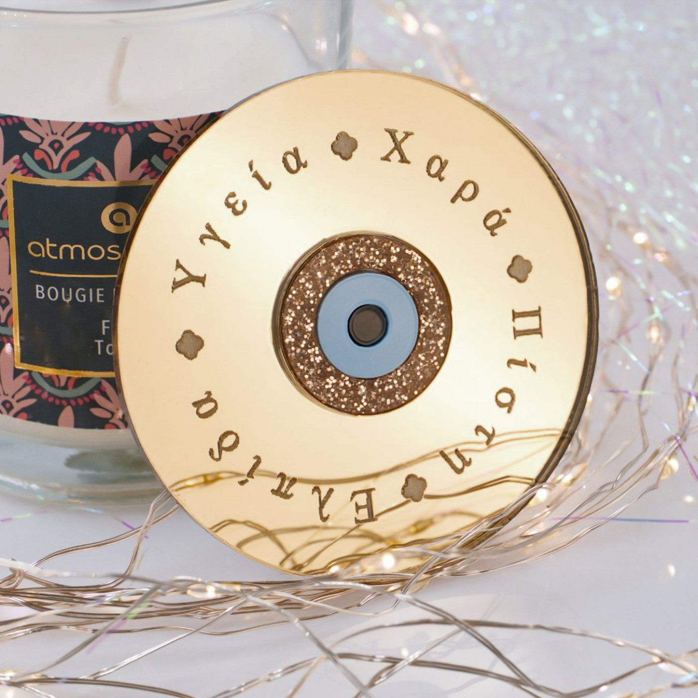 Scented 2026 Lucky Candle – With Lid & Evil Eye — Pendants & charms from Toolittle — additional view 4