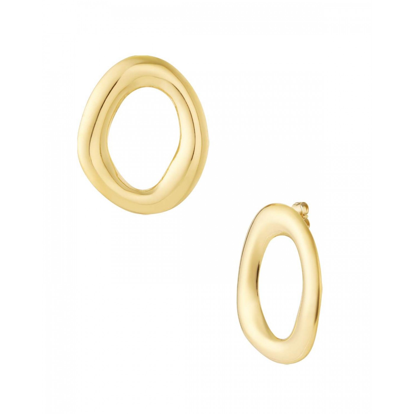 Steel Earrings – Timeless Elegance — Earrings from Toolittle — additional view 2