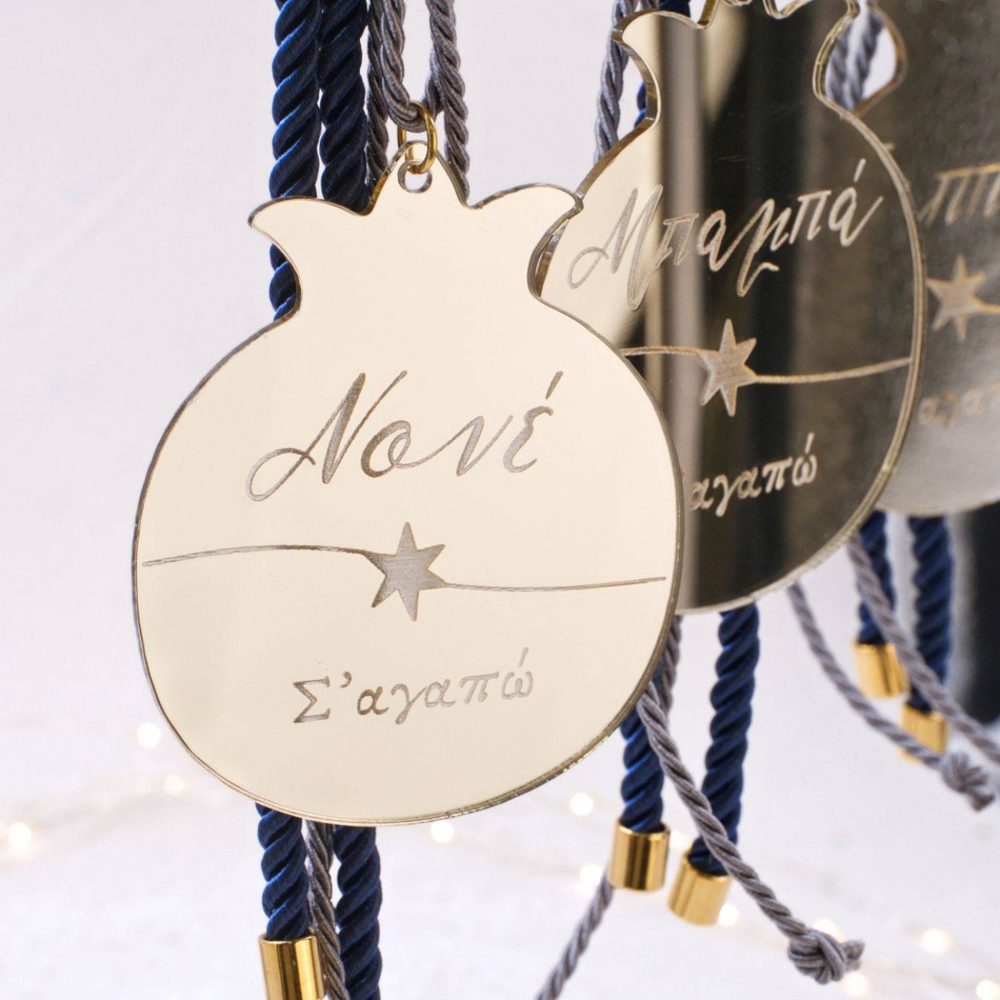 Personalized Hanging Lucky Pomegranate Charm — Pendants & charms from Toolittle — additional view 7