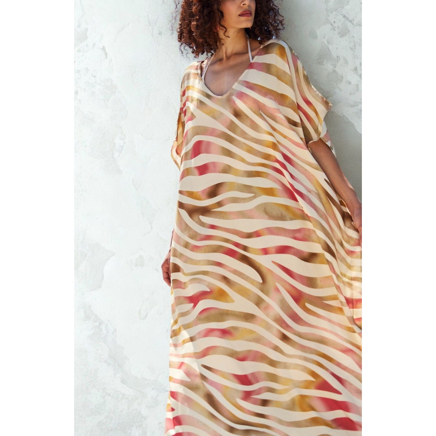 KOKKOSAMMOU Maxi caftan Paros — Dresses from Toolittle — additional view 3