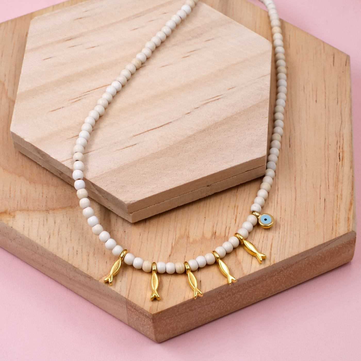 School of Fish Short Necklace — Necklaces from Toolittle — additional view 2