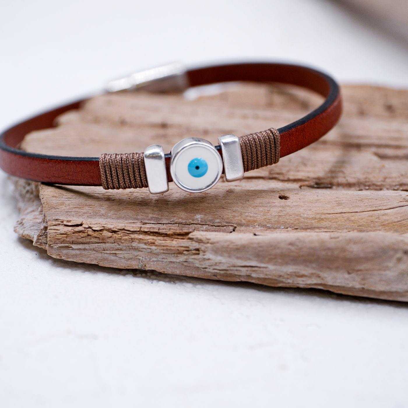 Men's Bracelet with Evil Eye — Bracelets from Toolittle — additional view 2