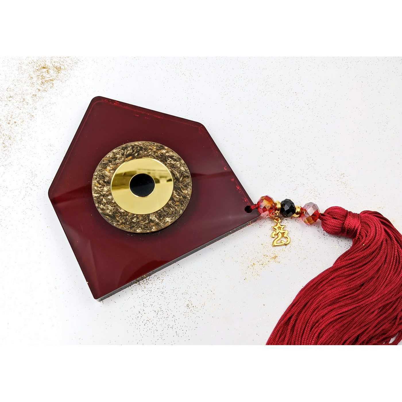 Plexiglass Lucky Charm "House with Evil Eye" — Pendants & charms from Toolittle — additional view 4