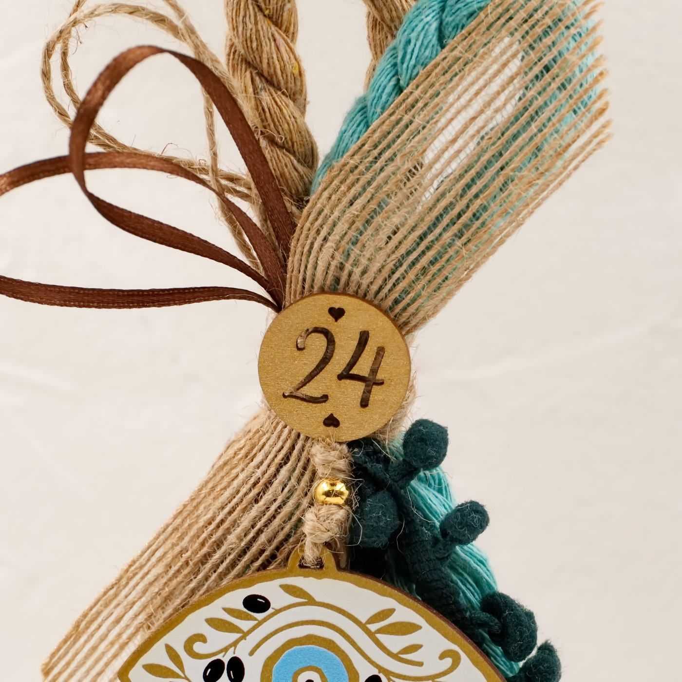 2026 Lucky Charm with Wooden Evil Eye — Pendants & charms from Toolittle — additional view 4