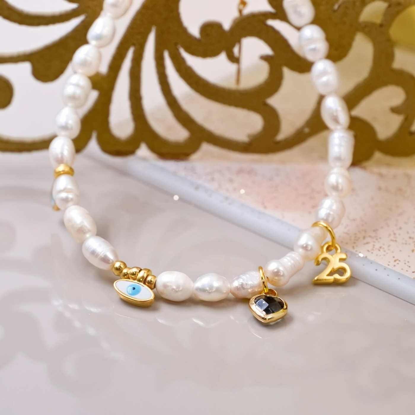 Fresh Water Pearls Lucky Bracelet