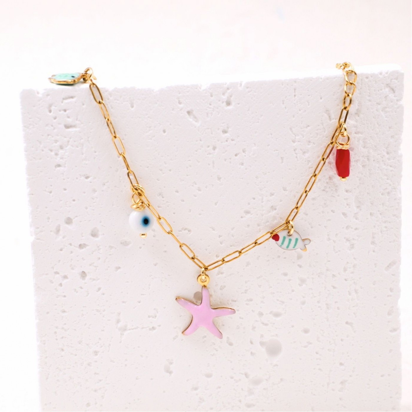 Kid's Starfish Inox Chain Bracelet — Bracelets from Toolittle — additional view 3