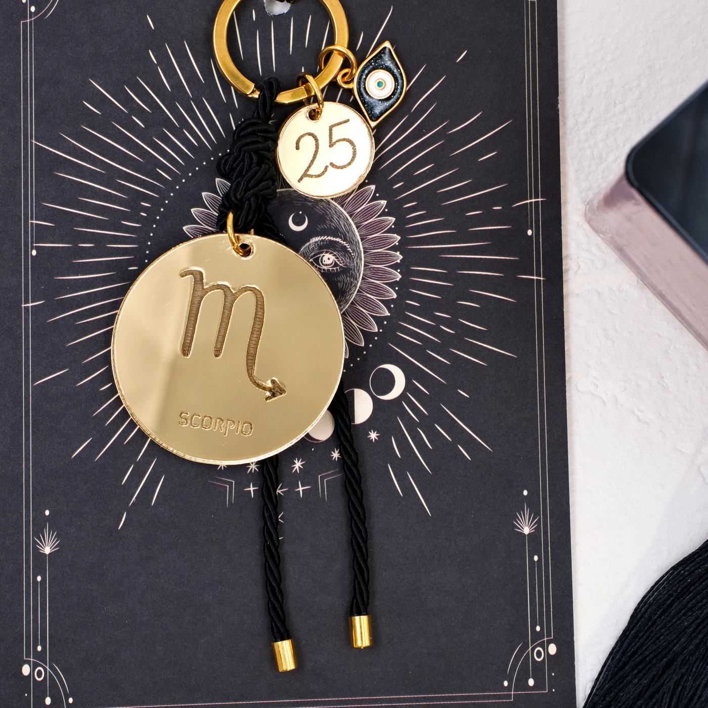 Scorpio Sign Lucky Keychain — Pendants & charms from Toolittle — additional view 3