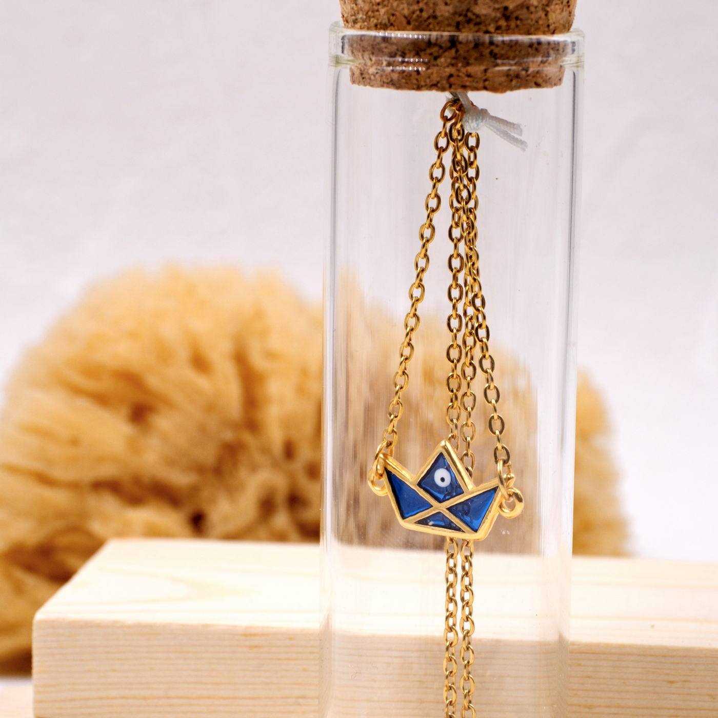 Enamelled boat necklace — Necklaces from Toolittle — additional view 4