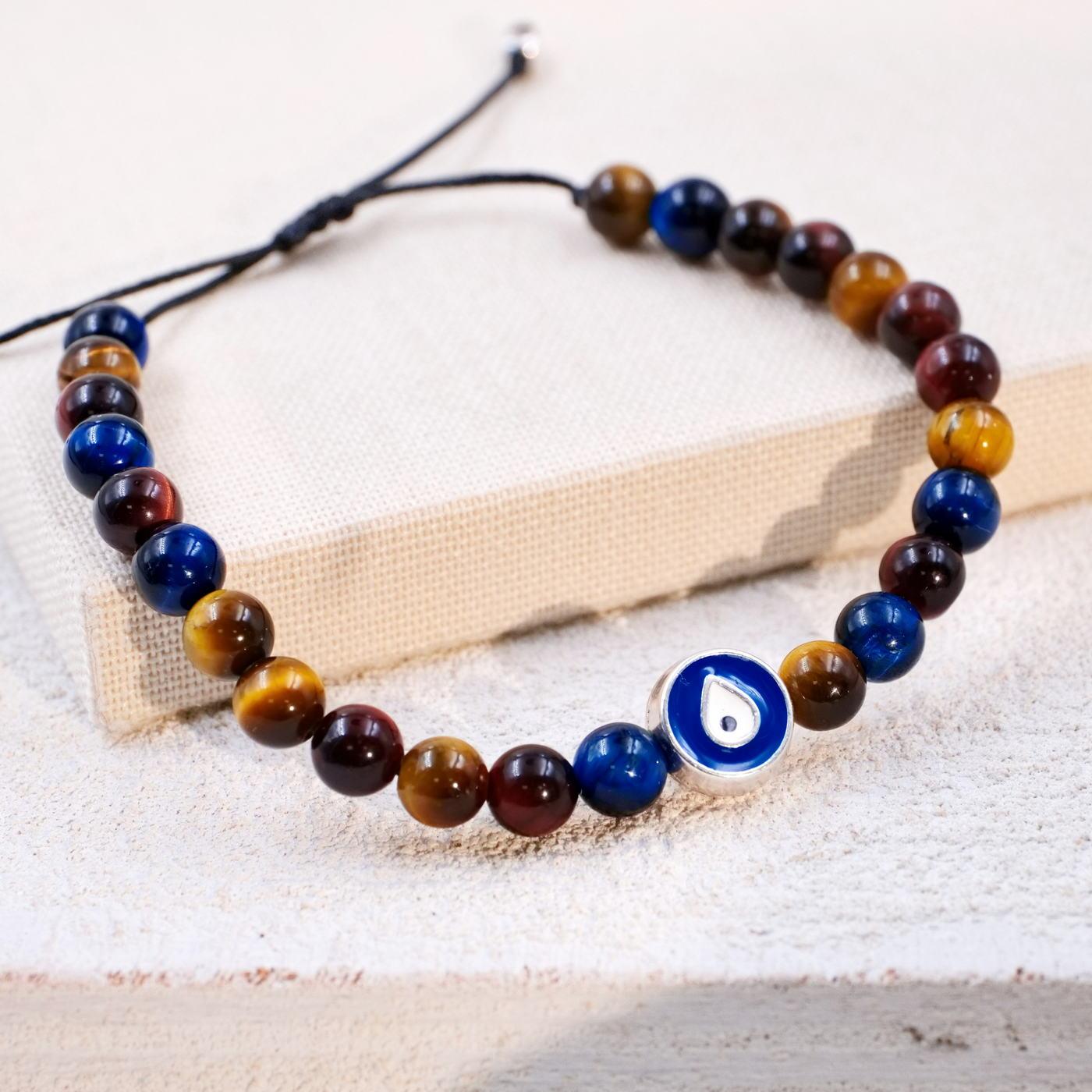 Men's Bracelet with Evil Eye
