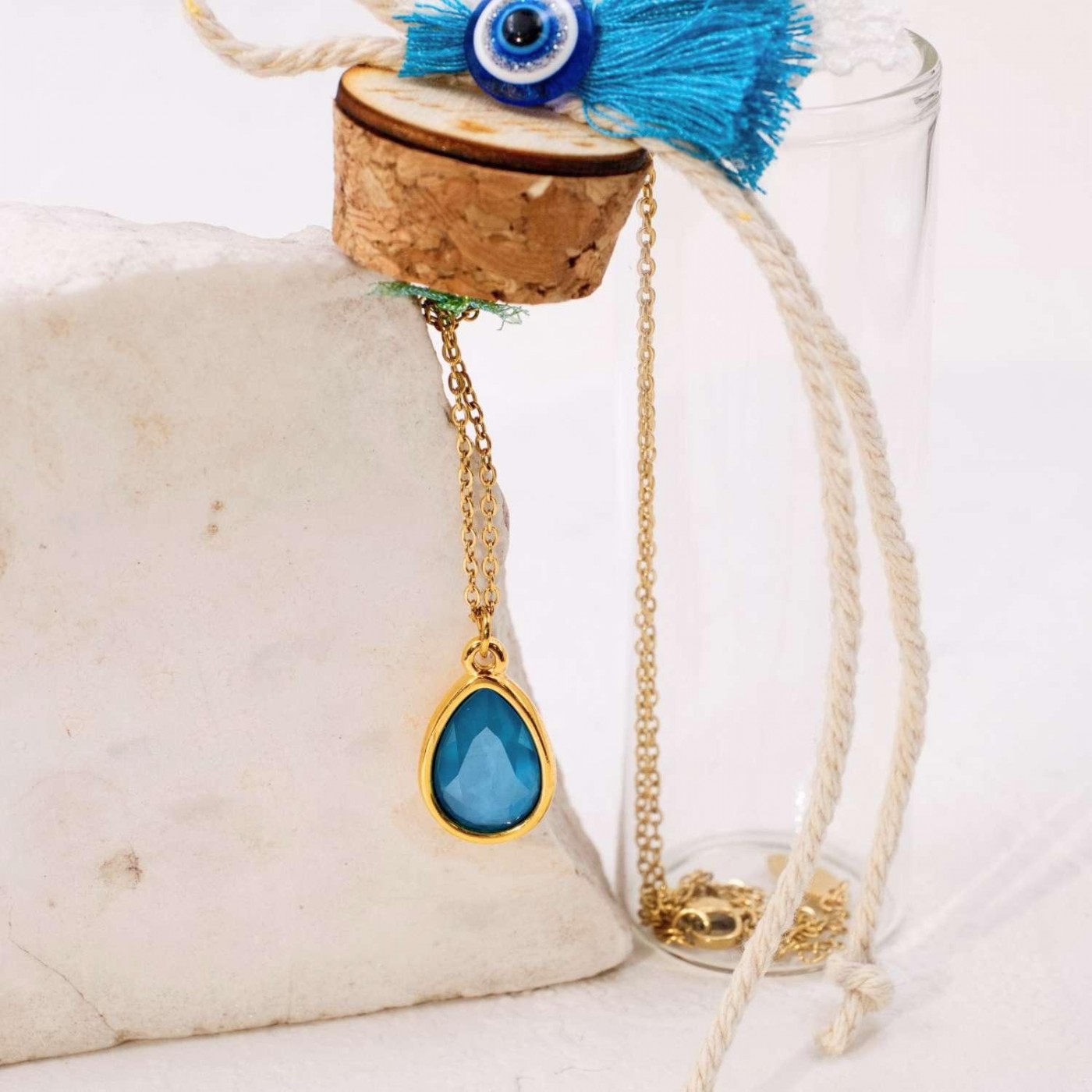 Swarovski Crystal Bottle Necklace