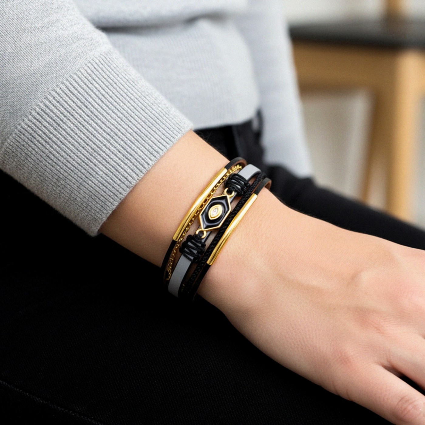 Women's Leather Bracelet — Bracelets from Toolittle — additional view 4