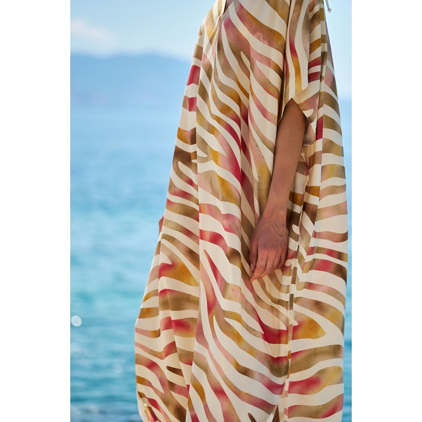 KOKKOSAMMOU Maxi caftan Paros — Dresses from Toolittle — additional view 7