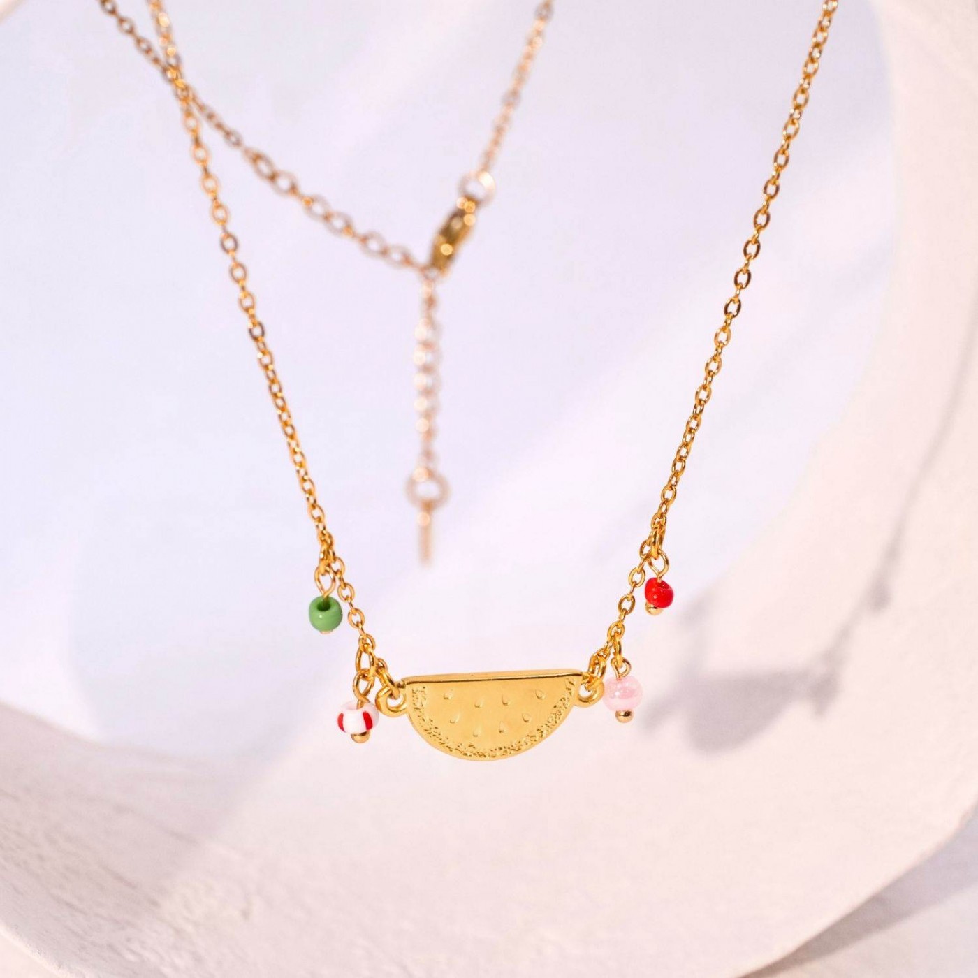 Watermelon Chain Necklace