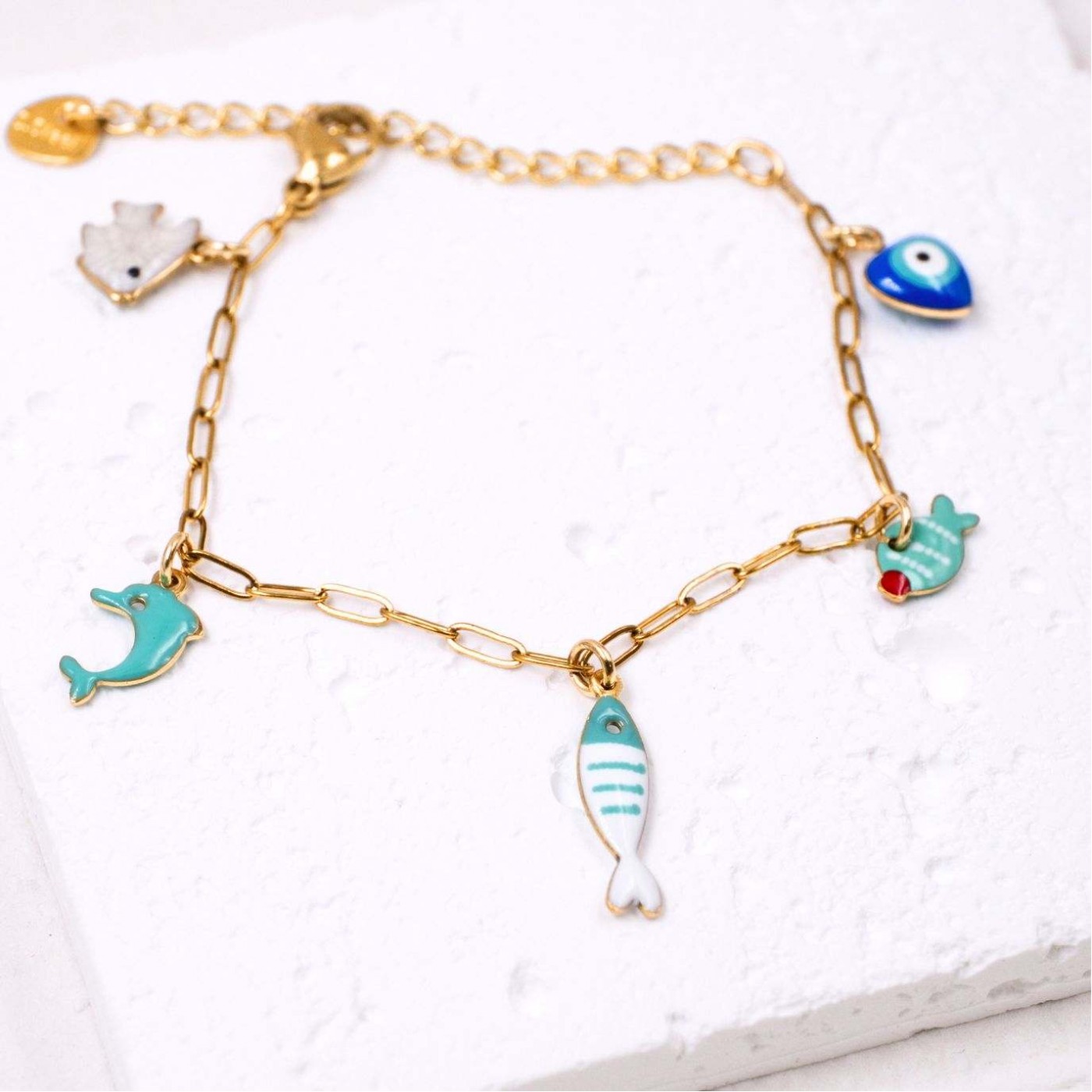 Kid's Fish Inox Chain Bracelet — Bracelets from Toolittle — additional view 3