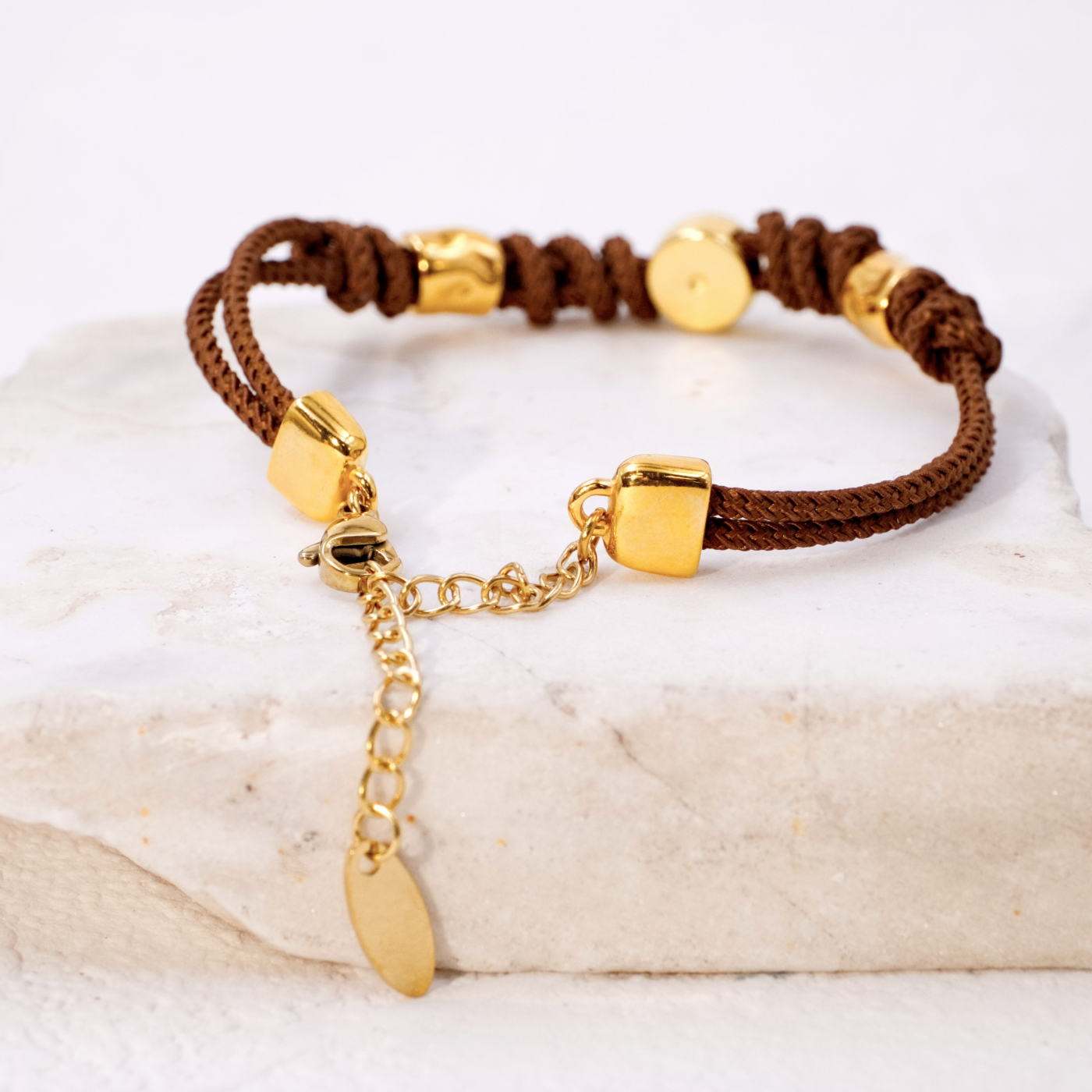 Cord Bracelet with Evil Eye