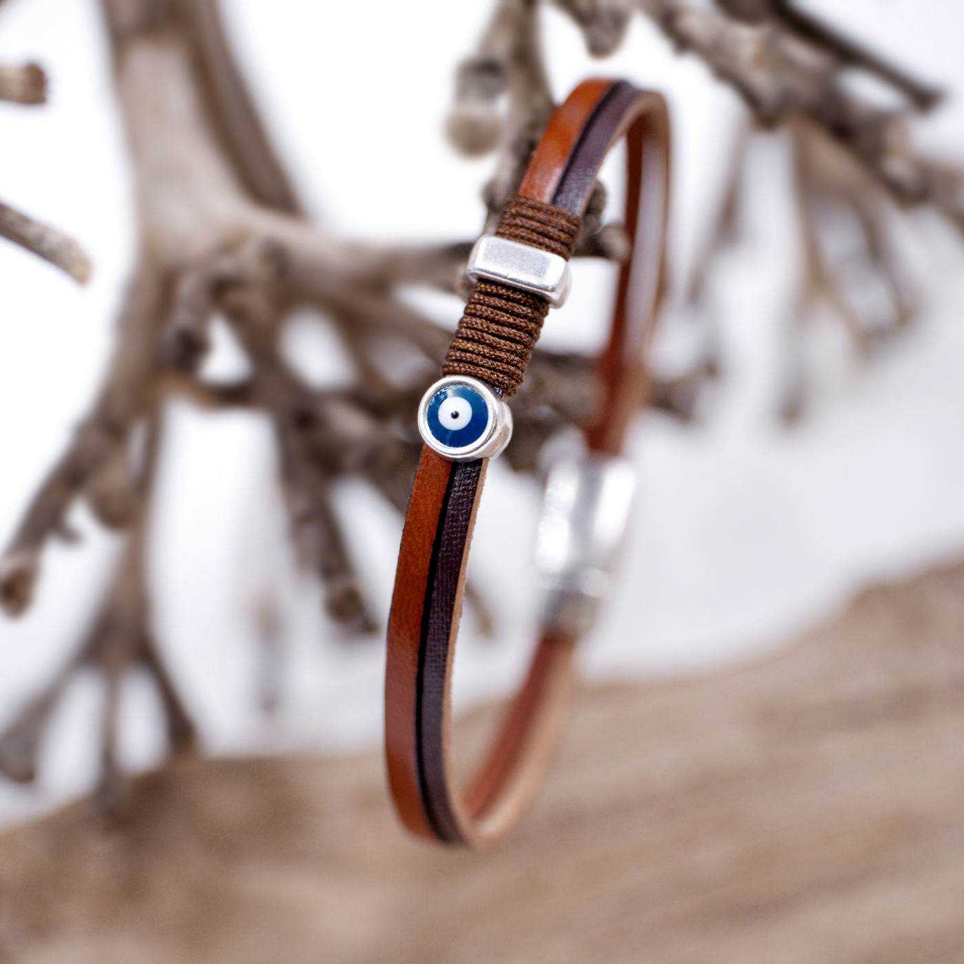 Mati Men's Leather Bracelet — Bracelets from Toolittle — additional view 2