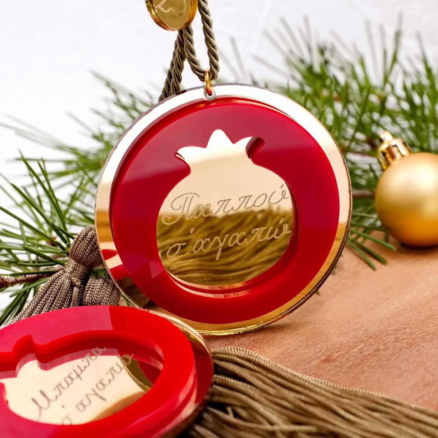 Men's Personalized Pomegranate Lucky Charm — Pendants & charms from Toolittle — additional view 2