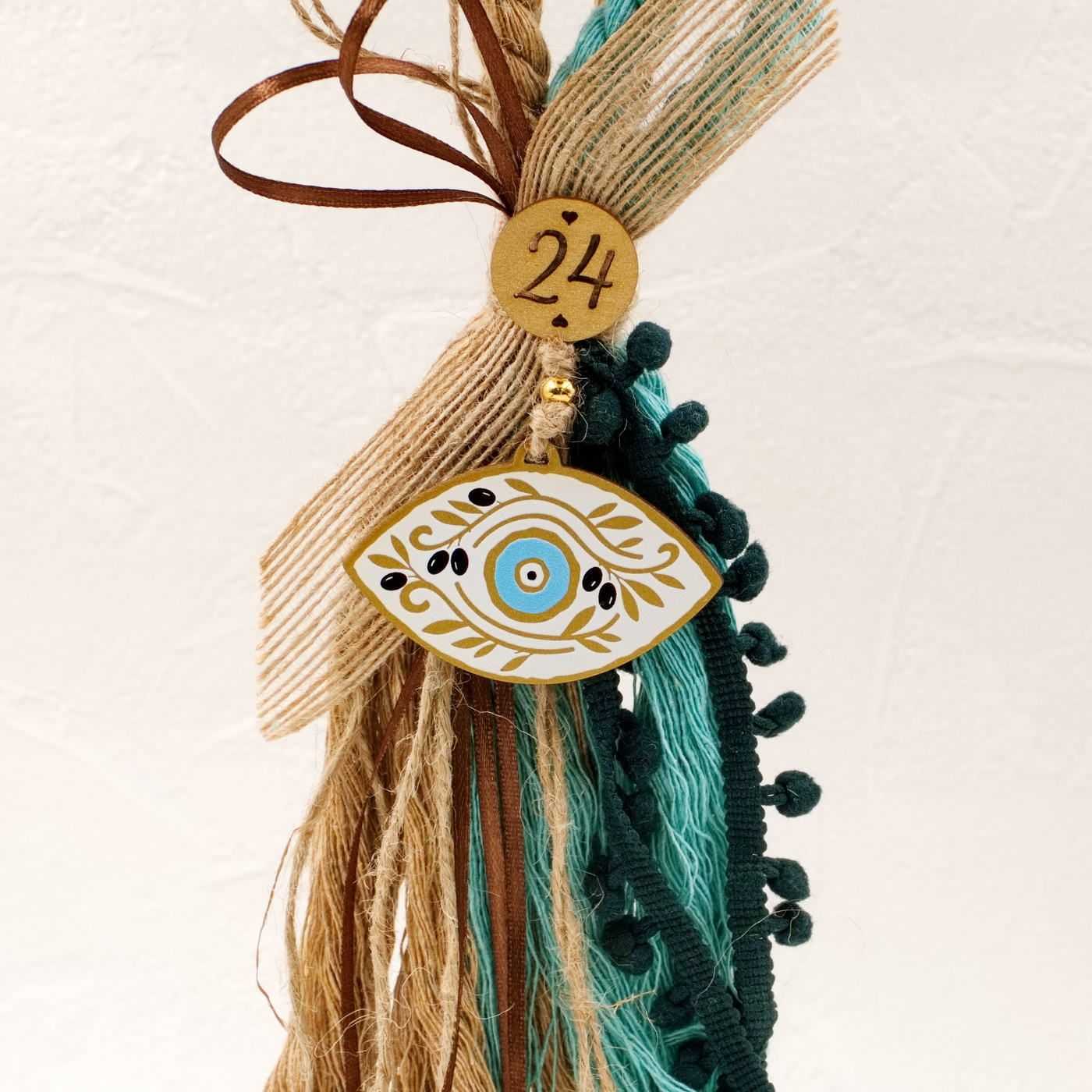 2026 Lucky Charm with Wooden Evil Eye — Pendants & charms from Toolittle — additional view 3