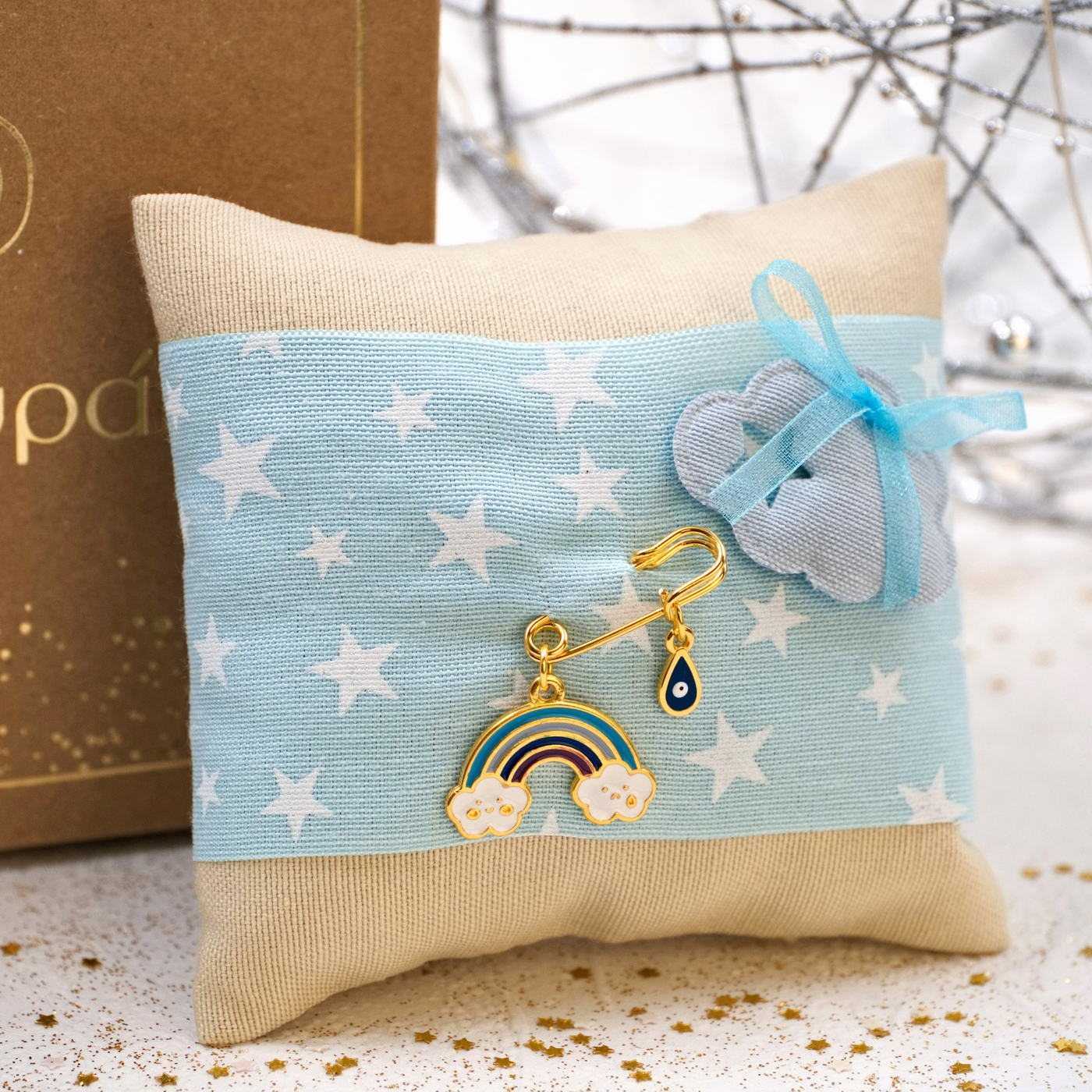 Rainbow Lucky Cushion for Newborn in a Box — Pendants & charms from Toolittle — additional view 2