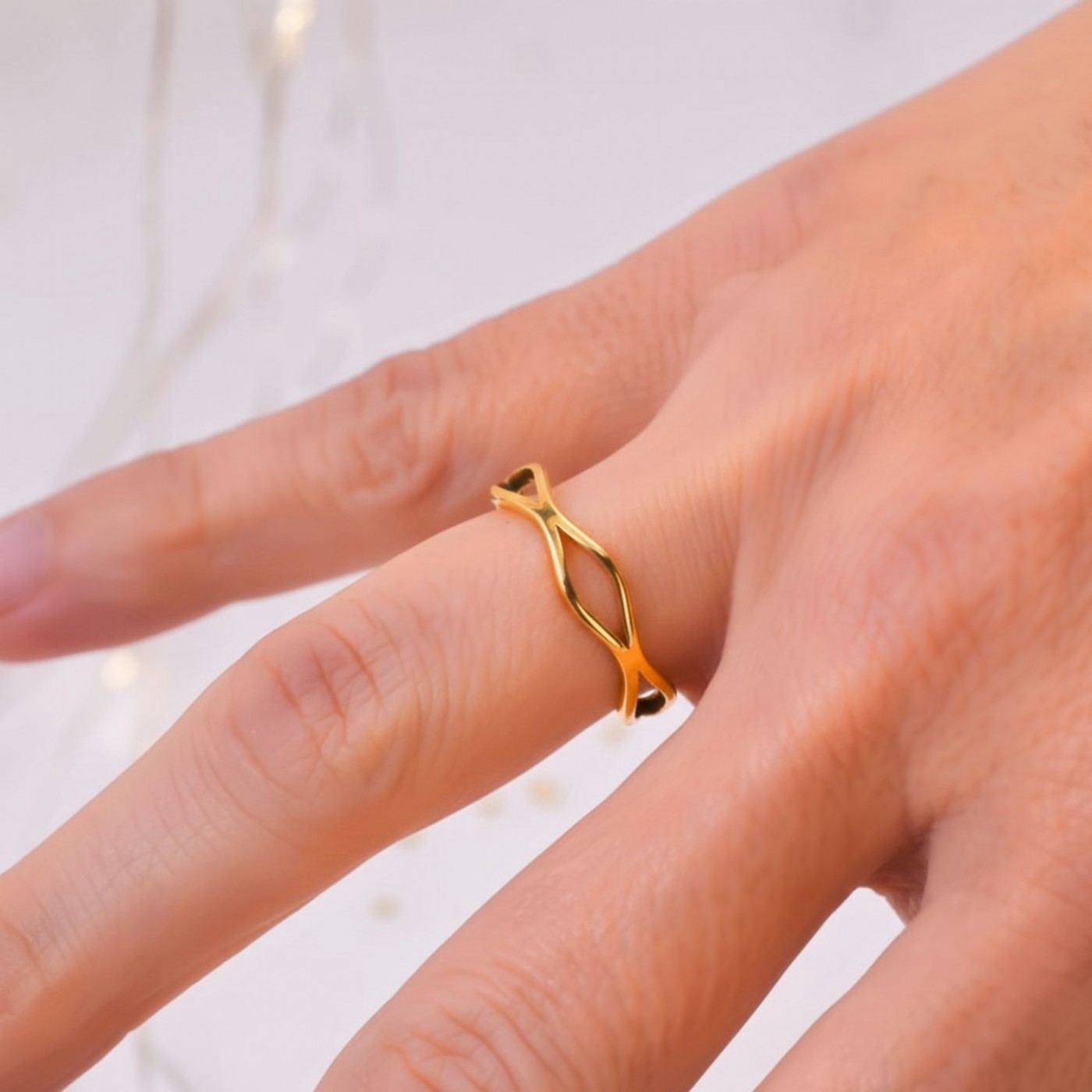 Gold-Plated Stainless Steel Ring — Rings from Toolittle — additional view 3