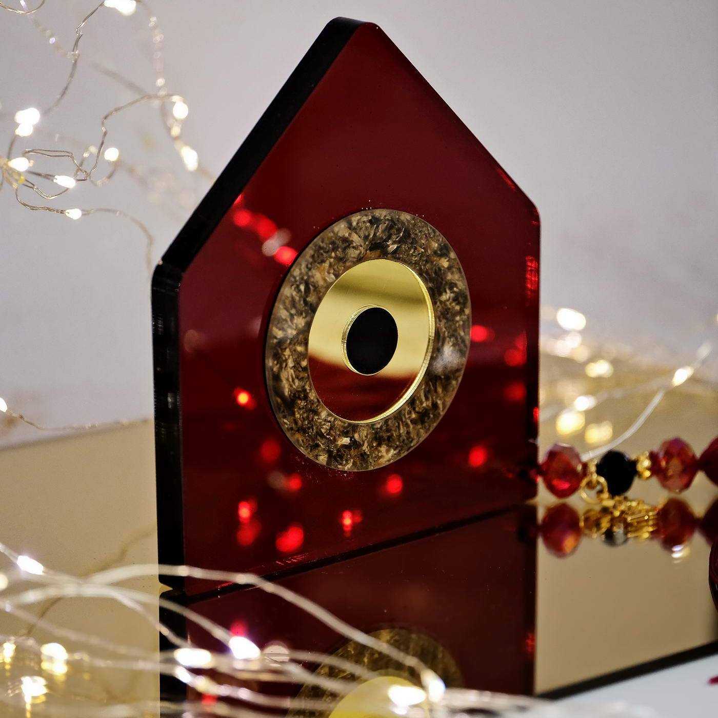 Plexiglass Lucky Charm "House with Evil Eye" — Pendants & charms from Toolittle — additional view 3