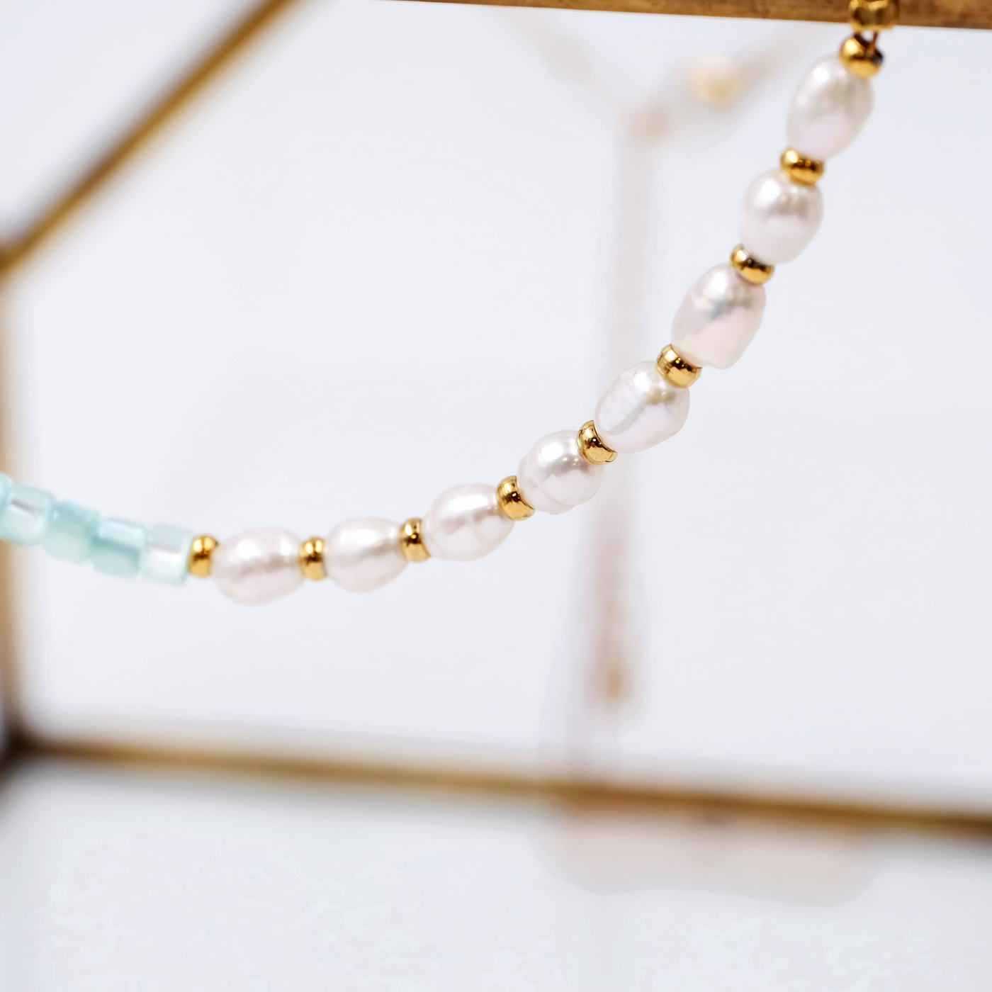 Short necklace Mother of pearl — Necklaces from Toolittle — additional view 2